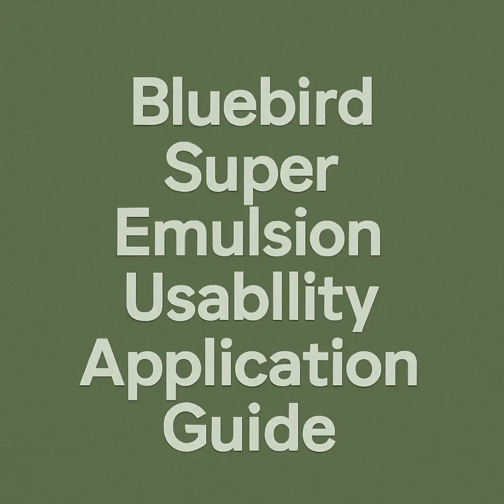 Detailed Guide Bluebird Super Emulsion Usability Application